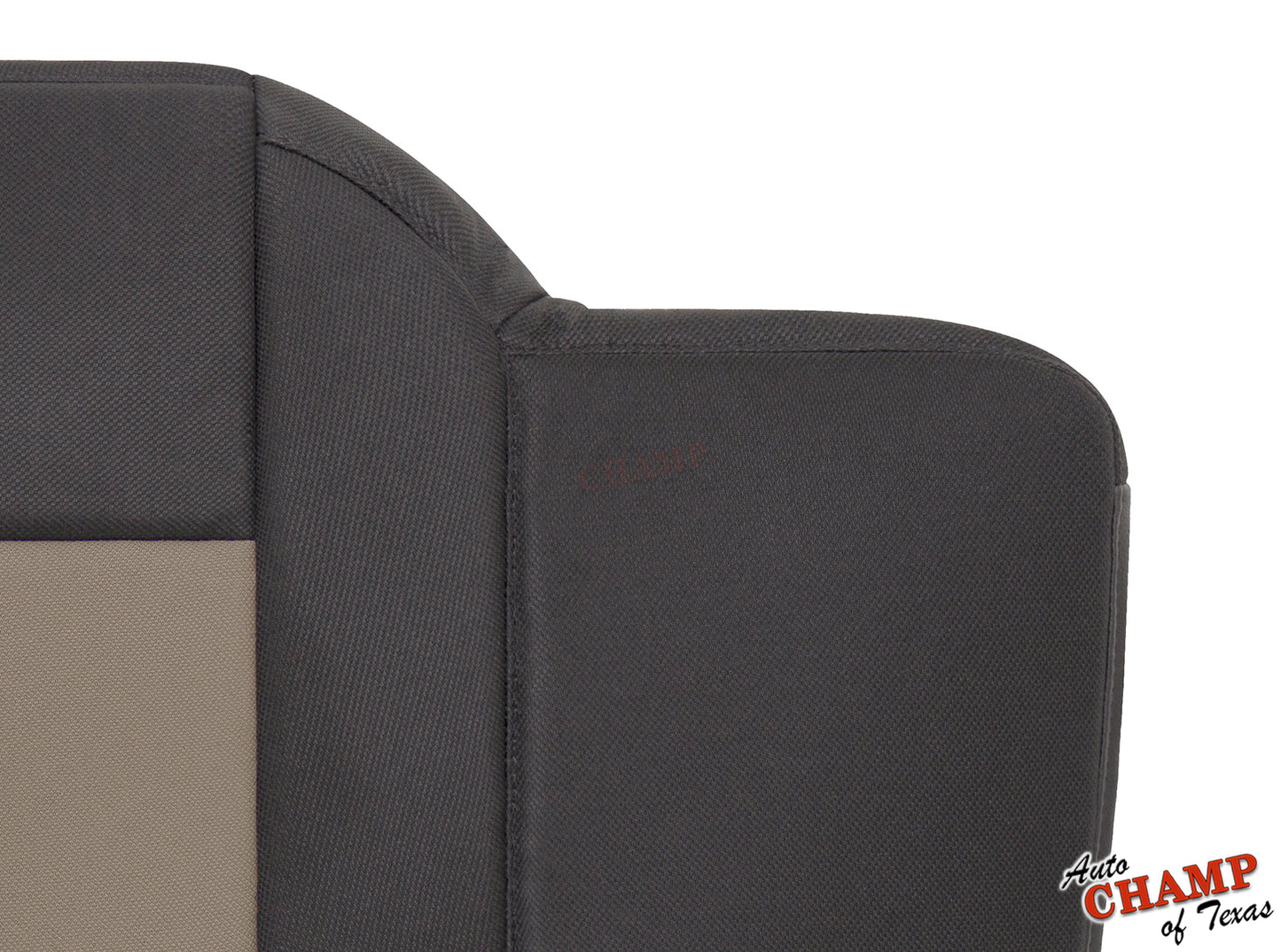 2003-2011 Ford Ranger passenger bottom seat cover black tan 60/40