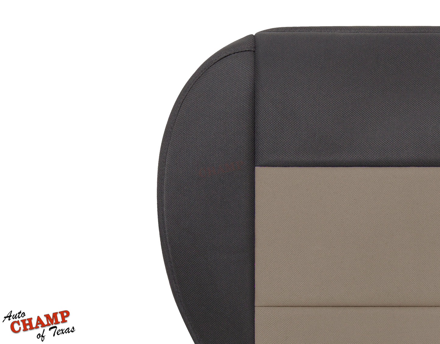 2003-2011 Ford Ranger passenger bottom seat cover black tan 60/40