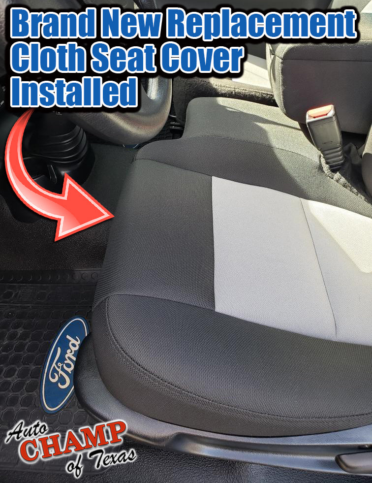 brand new replacement cloth seat cover installed 2003-2011 Ford Ranger black gray