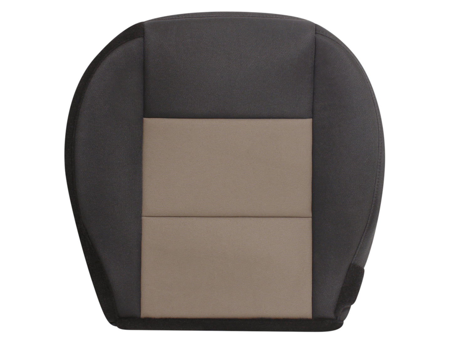 2003-2011 Ford Ranger passenger bottom seat cover black and tan.