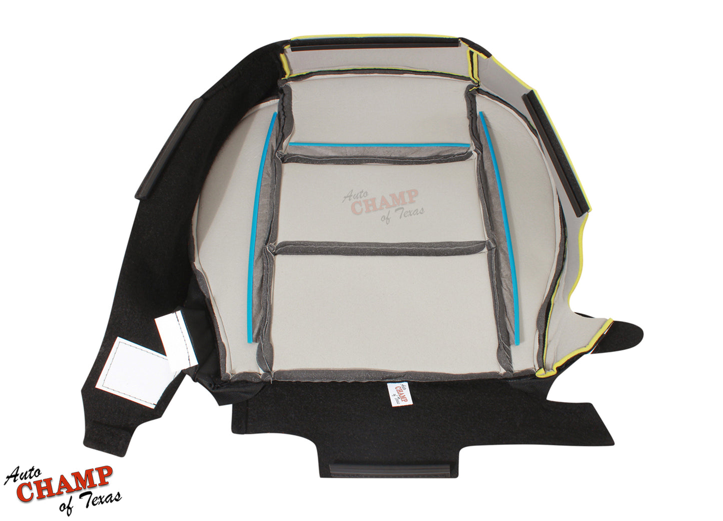 2003-2011 ford ranger driver side bottom replacement cloth seat cover underside view