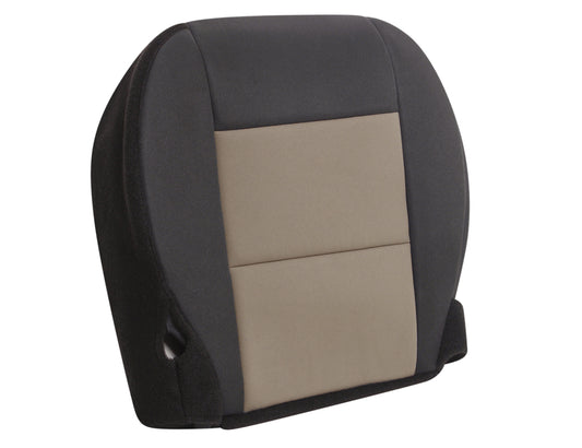 Ford Ranger passenger seat cover black and tan replacement.