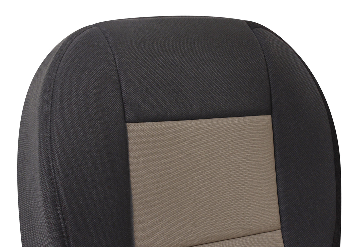 2003-2011 Ford Ranger seat cover black tan upper section 50/50 seat setup
