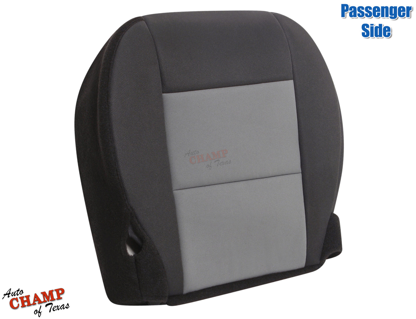 passenger side bottom seat cover black and gray for 2003-2011 Ford Ranger 50/50 seat
