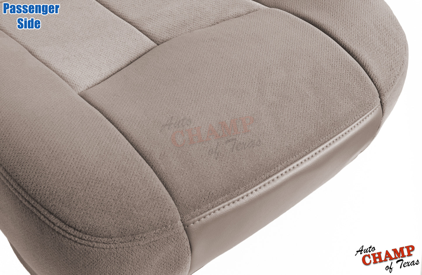 2003 2007 gmc sierra passenger seat cover medium neutral tan cloth