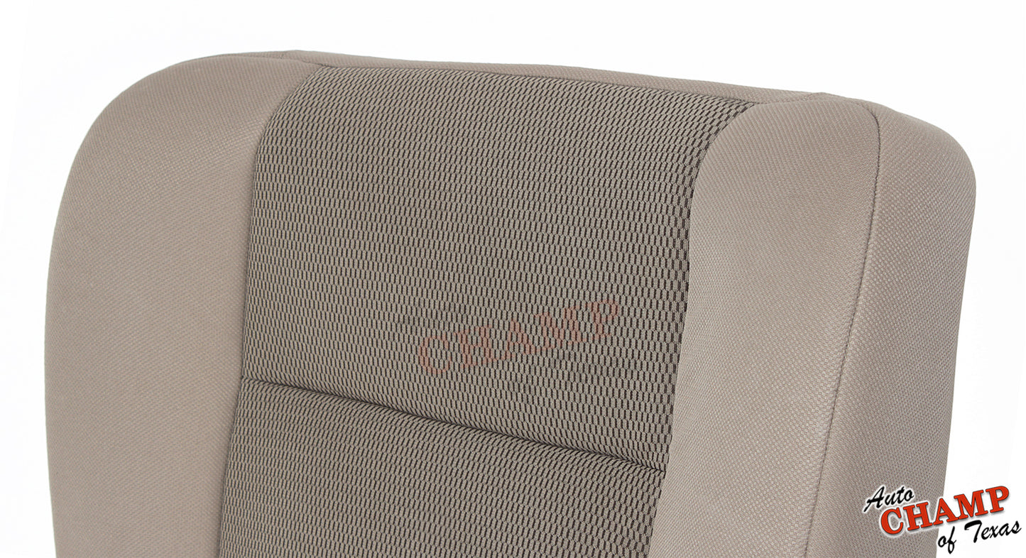 ford f550 xlt fx4 tan driver seat bottom cloth 2003 2007