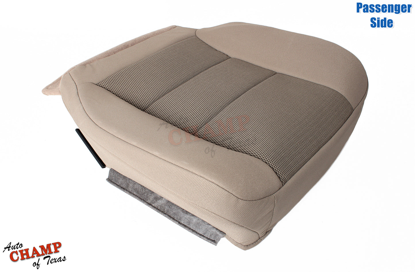 2003 2007 ford f 550 tan cloth seat bottom passenger side extended cab