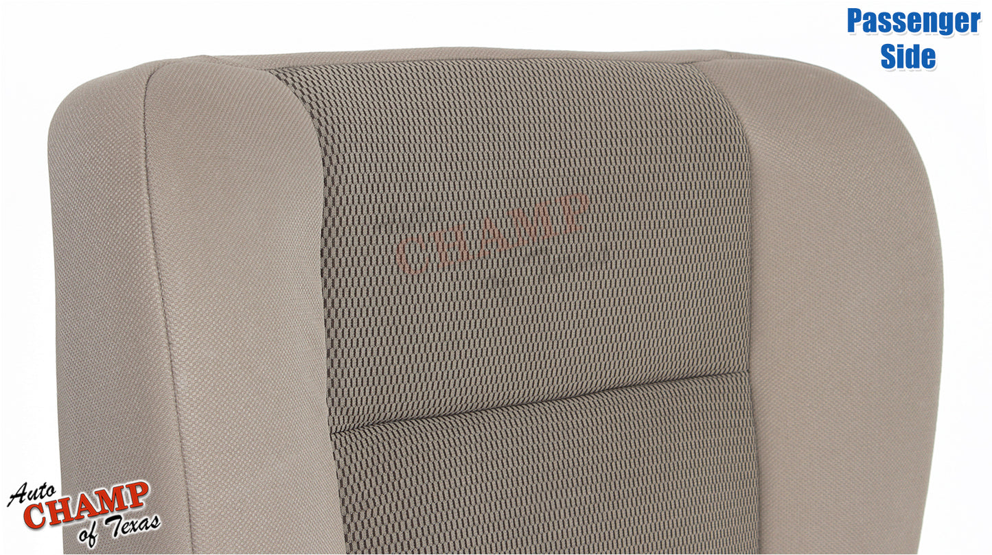 f 550 tan cloth replacement passenger bottom seat cover 2003 2007