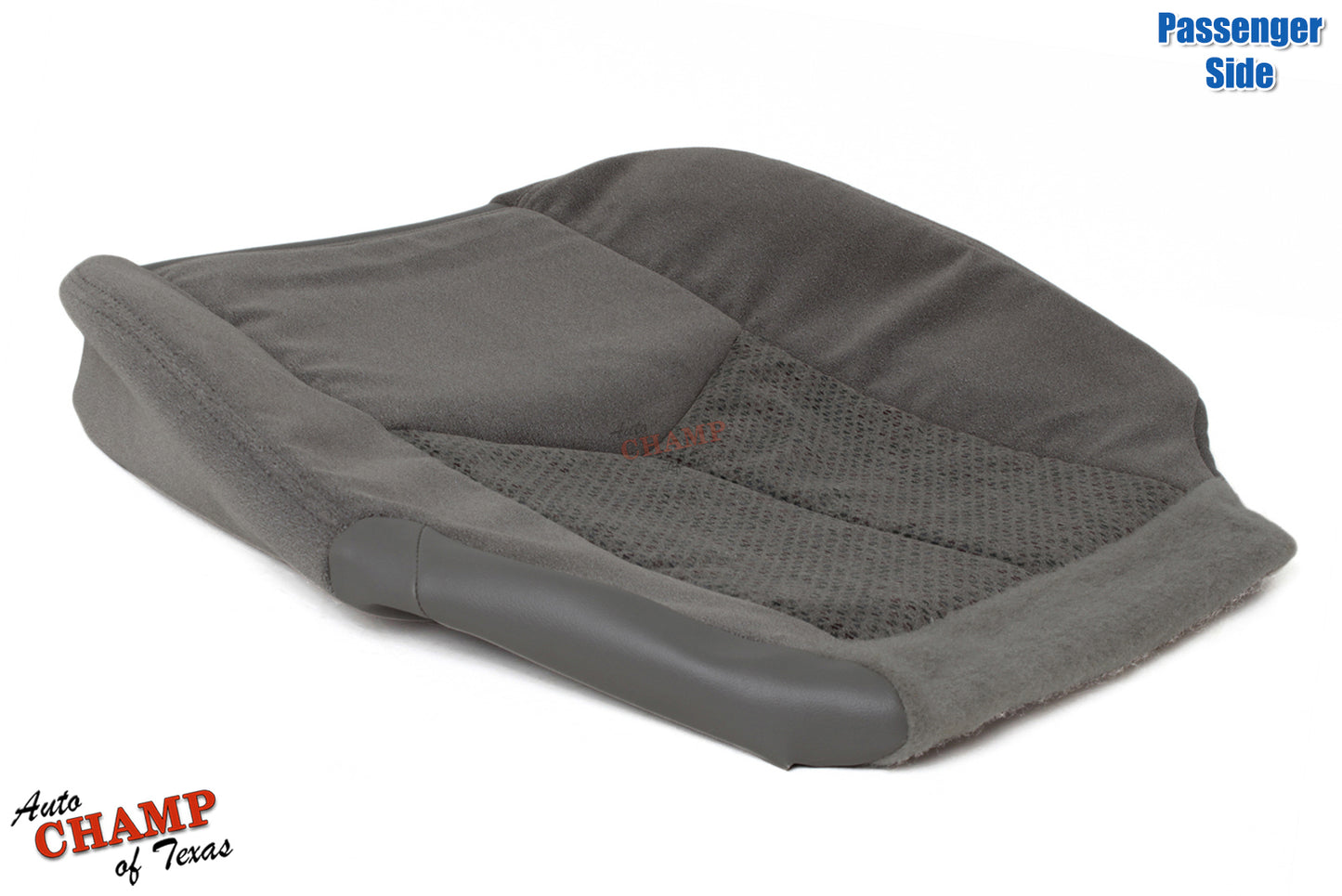 2003 2007 chevy silverado passenger seat cover gray reclined angled view