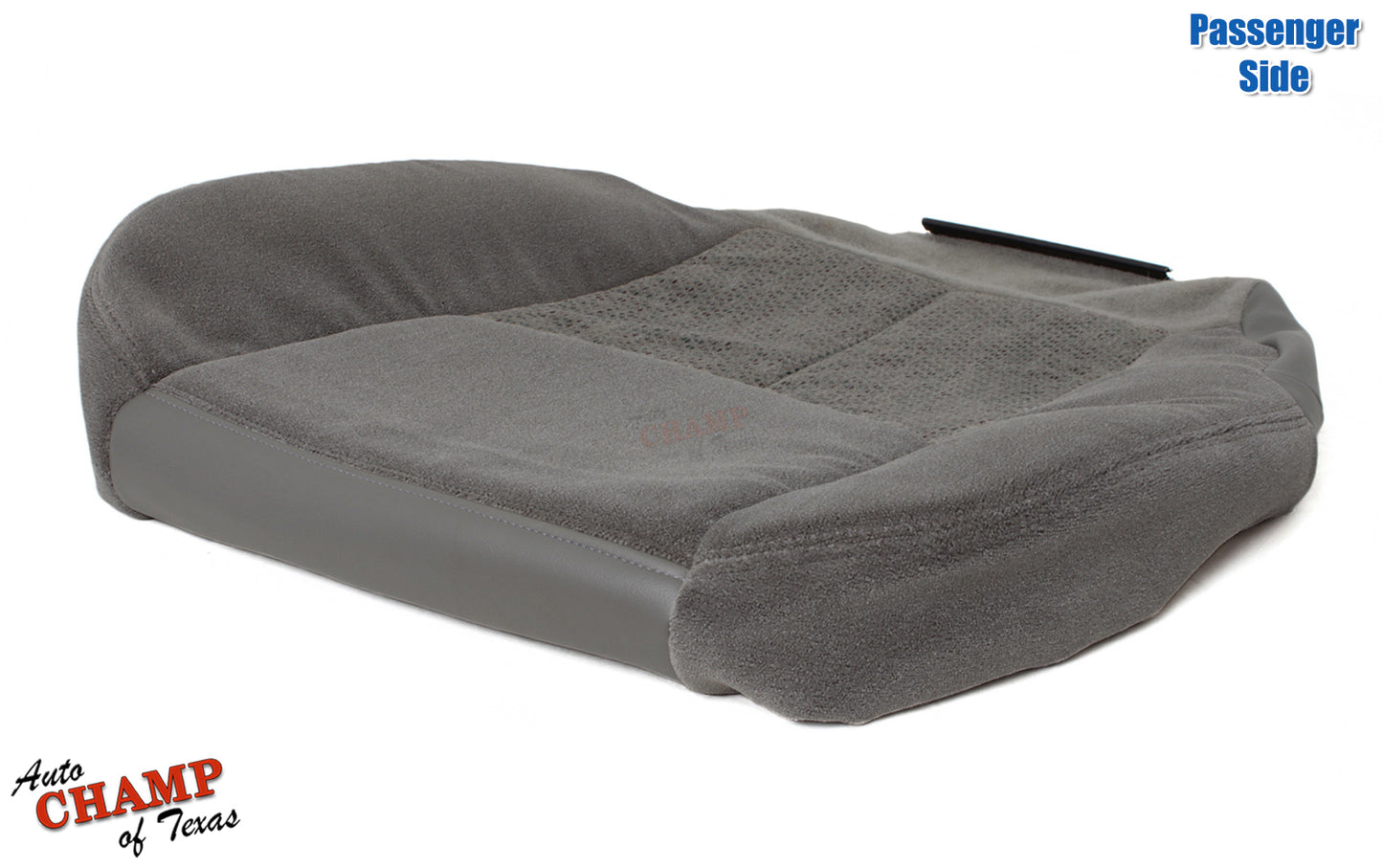 2003 2007 chevy silverado passenger seat cover gray angled front view