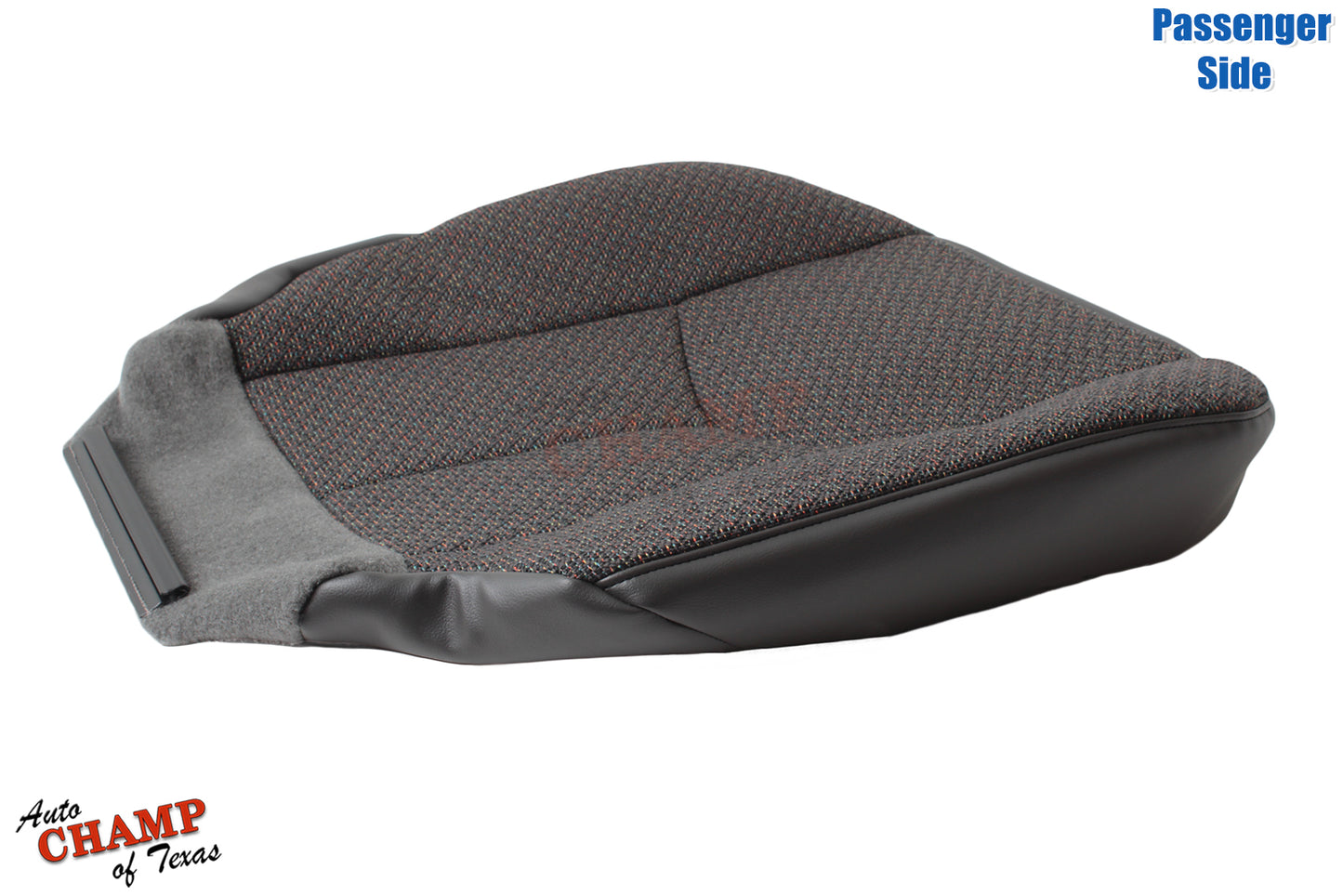 2007 gmc sierra passenger seat cover black cloth angle