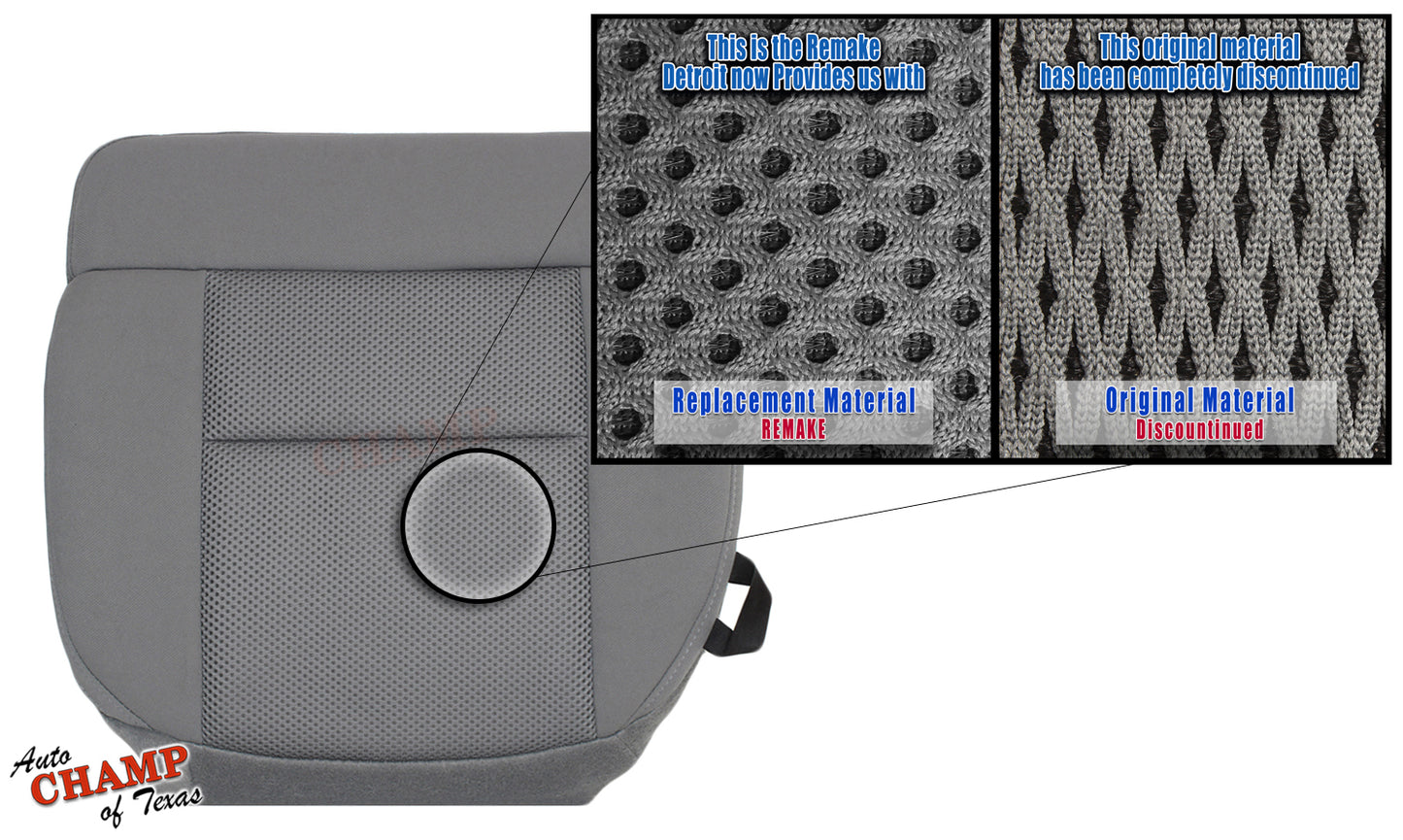 driver side seat base cloth cover ford f150 fx4 fx2 gray 2004 2005 2006