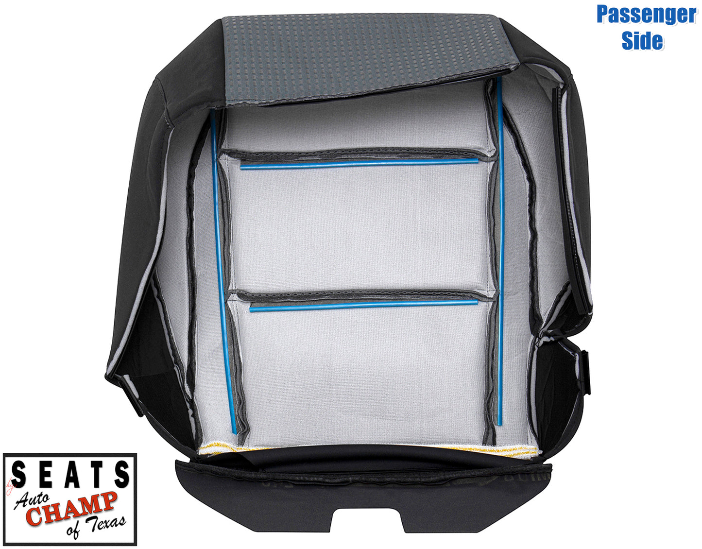 2004 2007 titan passenger bottom black gray cloth seat