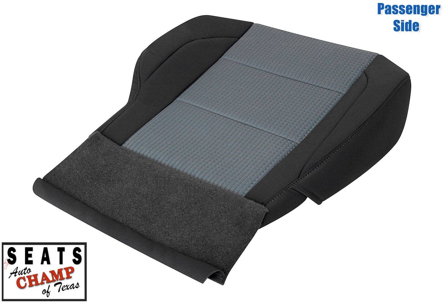 2004 2007 black gray cloth titan seat cover bottom