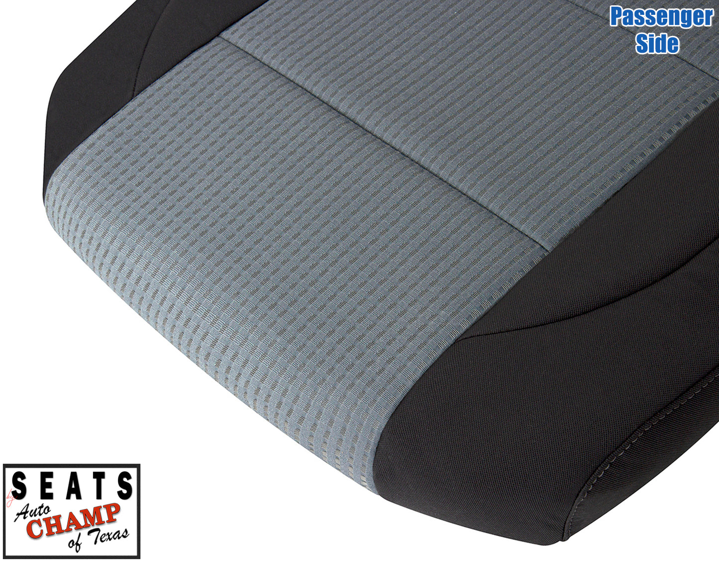 cloth seat titan black gray passenger bottom 2004 2007