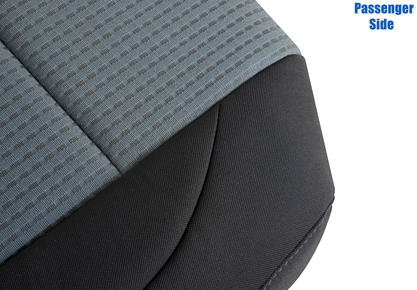 passenger seat cover cloth black gray titan 2004 2007