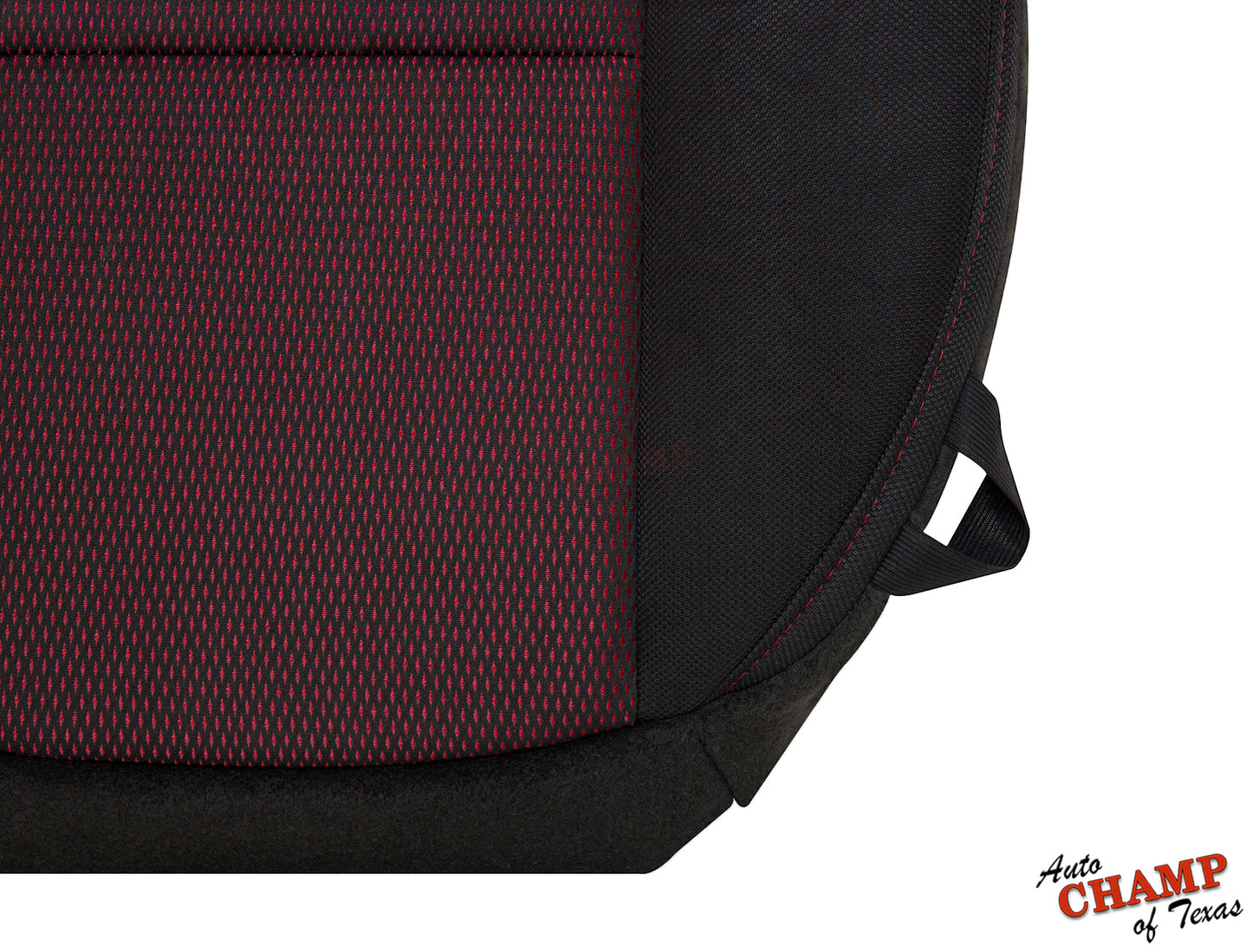 ford f150 fx2 fx4 seat cover black red cloth 2004 2008