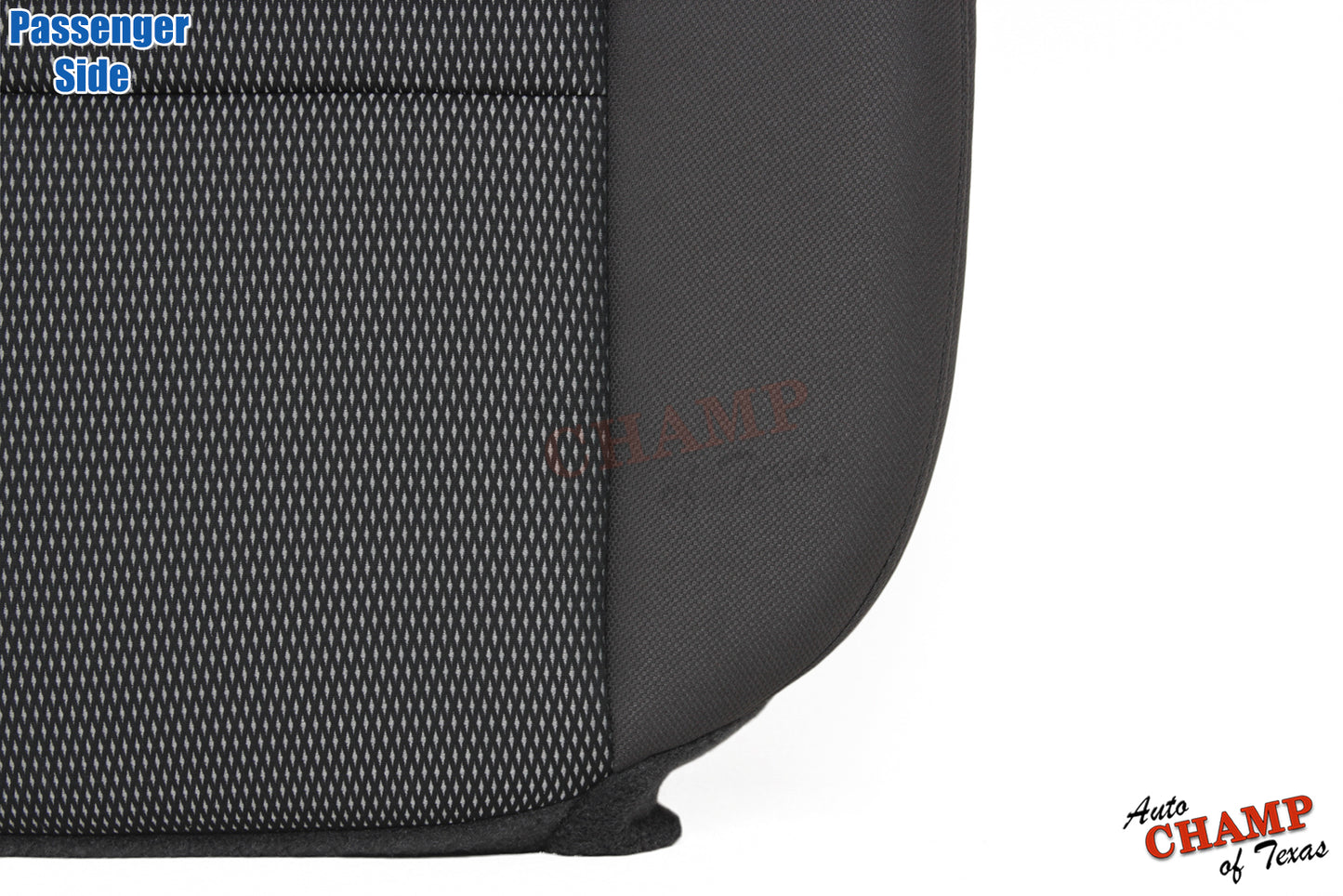 black passenger cloth seat base cover ford f150 fx4 fx2