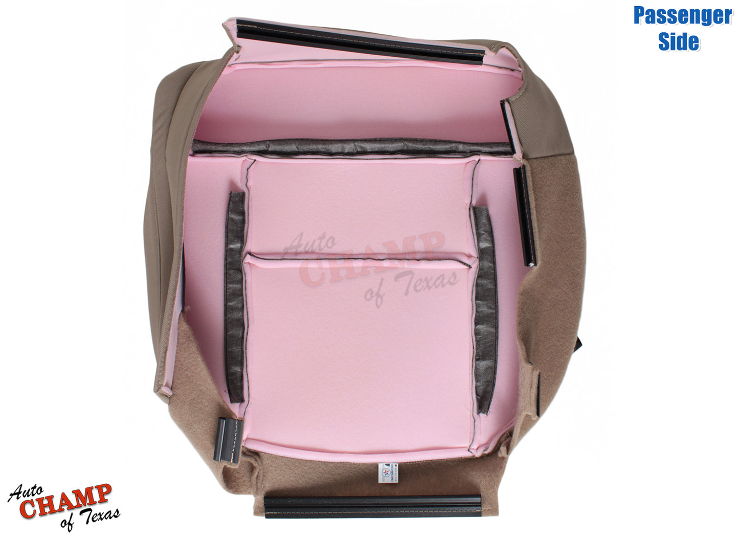 passenger bottom seat cover tan ford f150 stx cloth 2004 2006