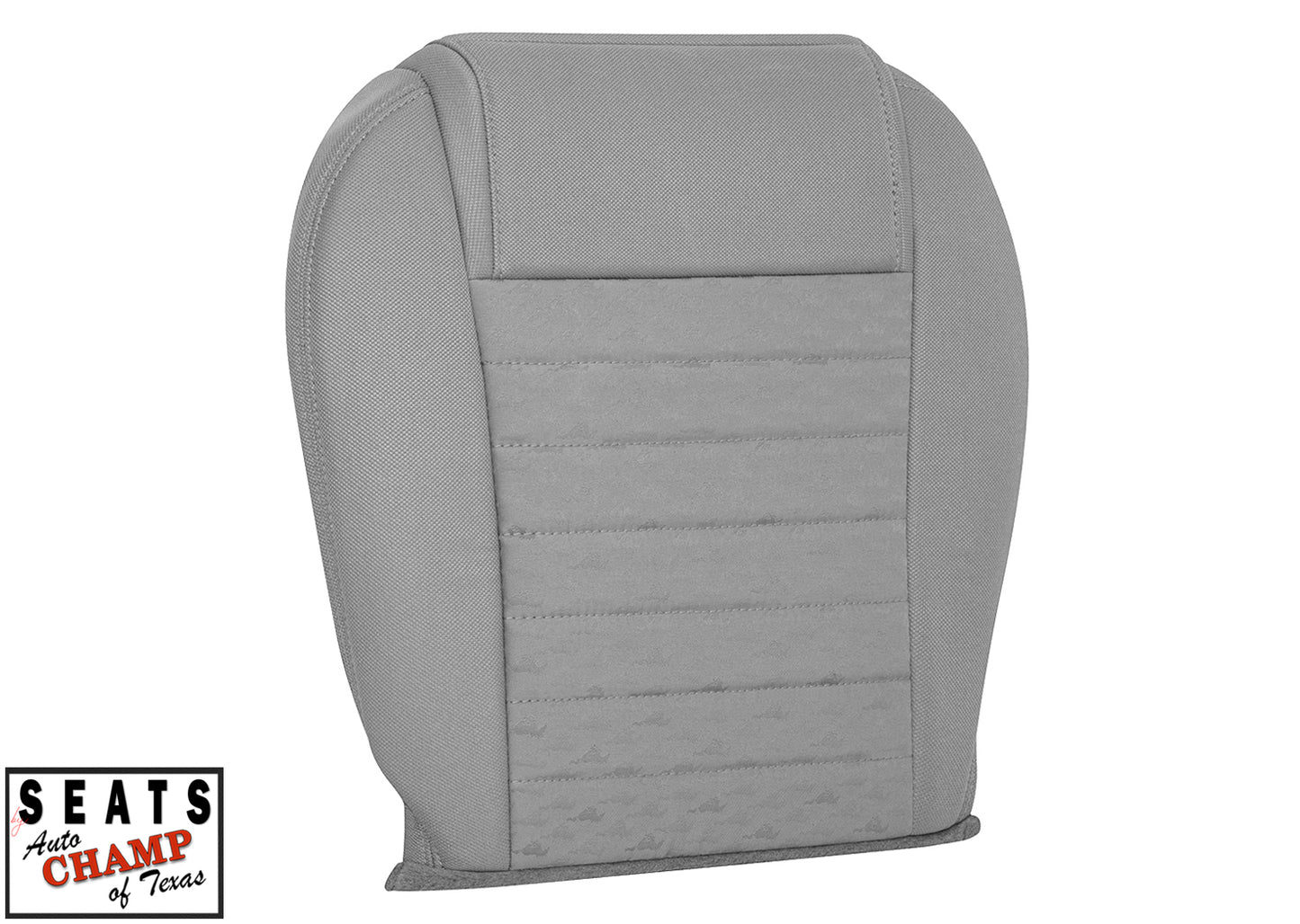 2005 2006 2007 2008 mustang driver seat backrest cloth cover gray insert auto champ texas