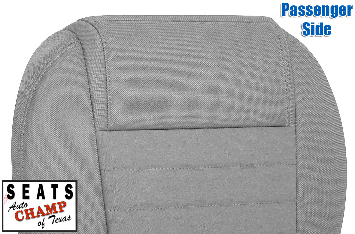 gray cloth seat cover backrest mustang passenger side 2005 2006 2007 2008