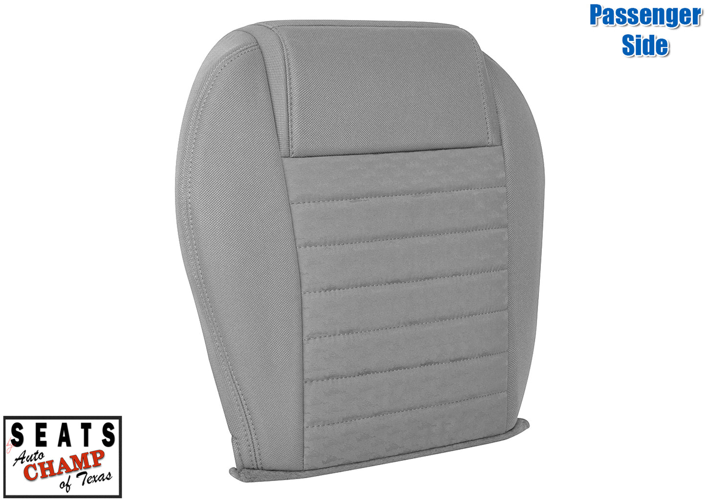 gray cloth passenger backrest seat cover mustang 2005 2006 2007 2008