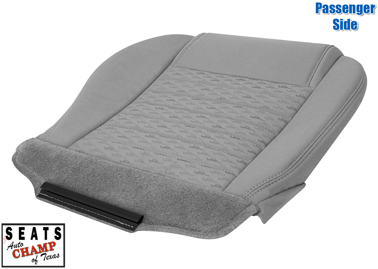 gray cloth passenger bottom seat cover mustang 2005 2006 2007 2008