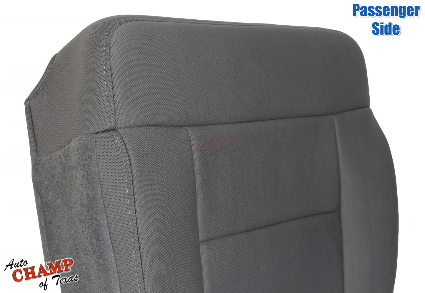 ford f150 stx passenger seat cover cloth gray 2007 2008 bottom