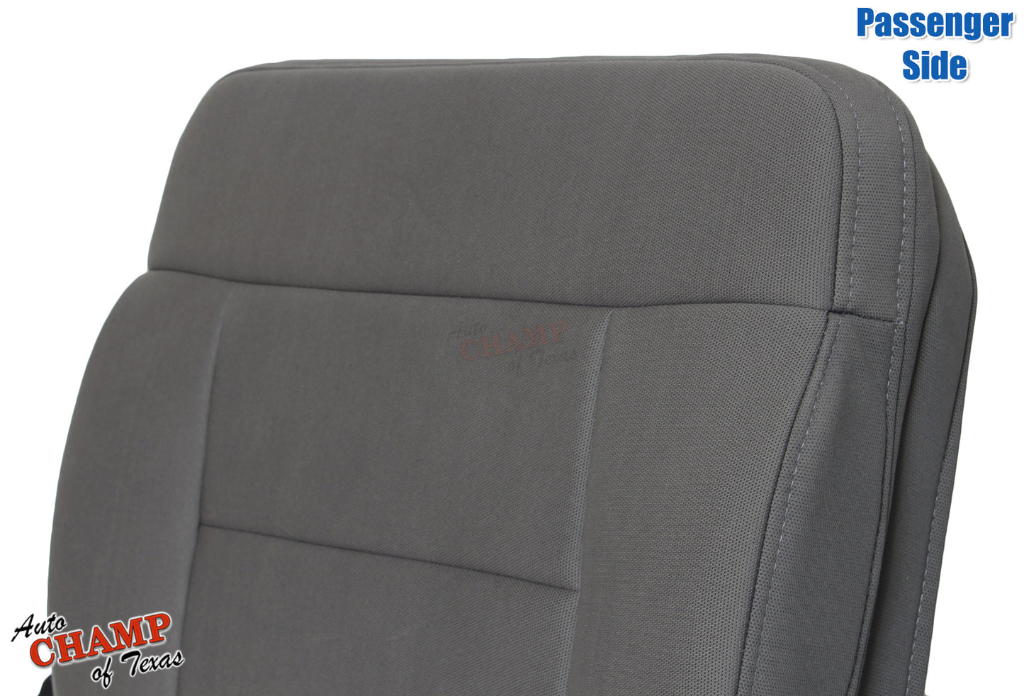 passenger seat bottom cover gray cloth ford f150 stx 2007 2008