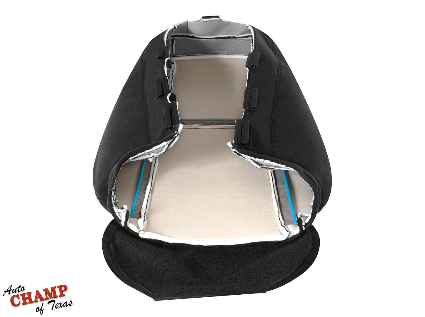 2007 2009 gmc sierra driver seat cover inside black cloth hooks
