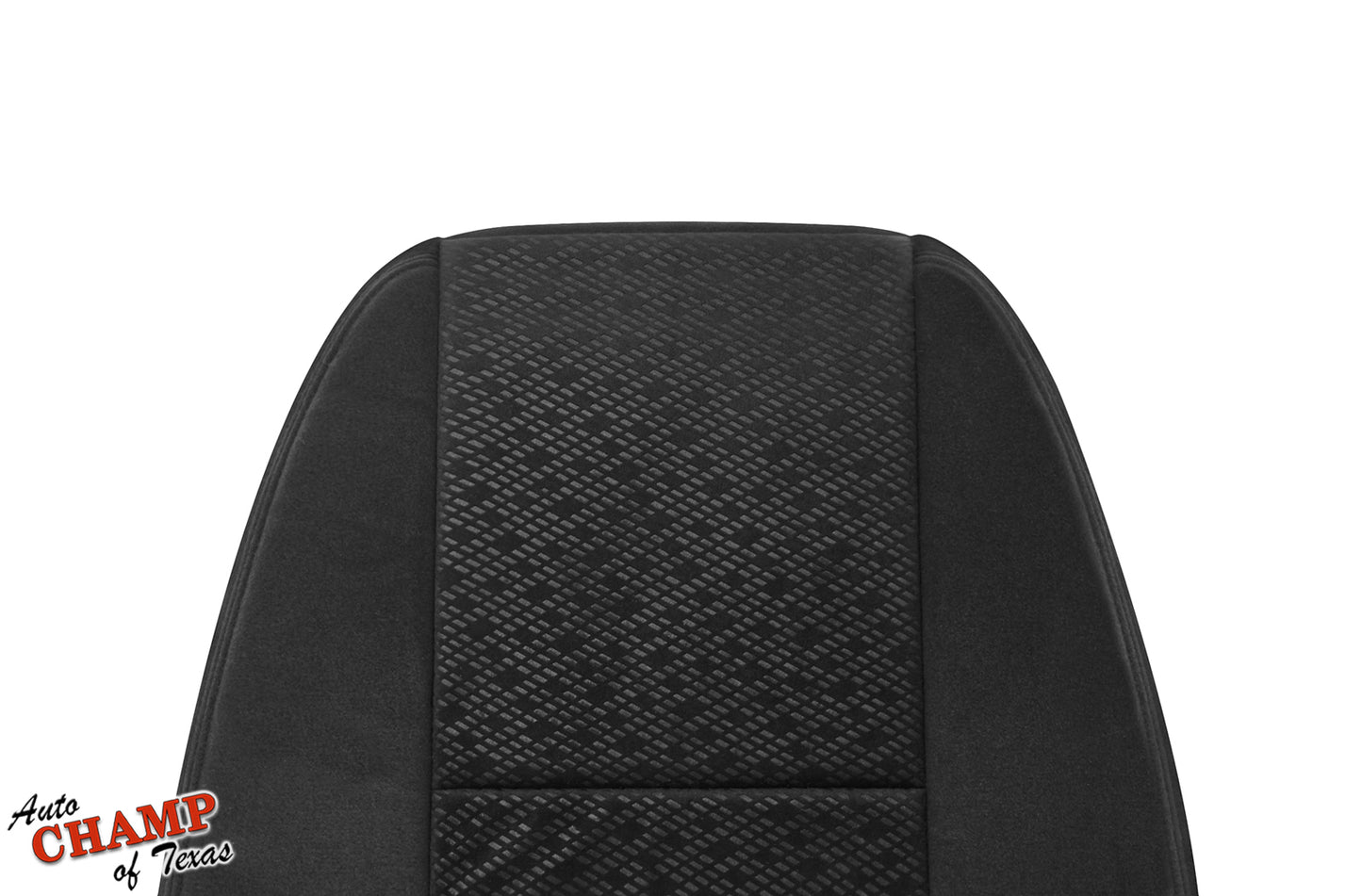 2007 2009 gmc sierra driver seat top view black cloth
