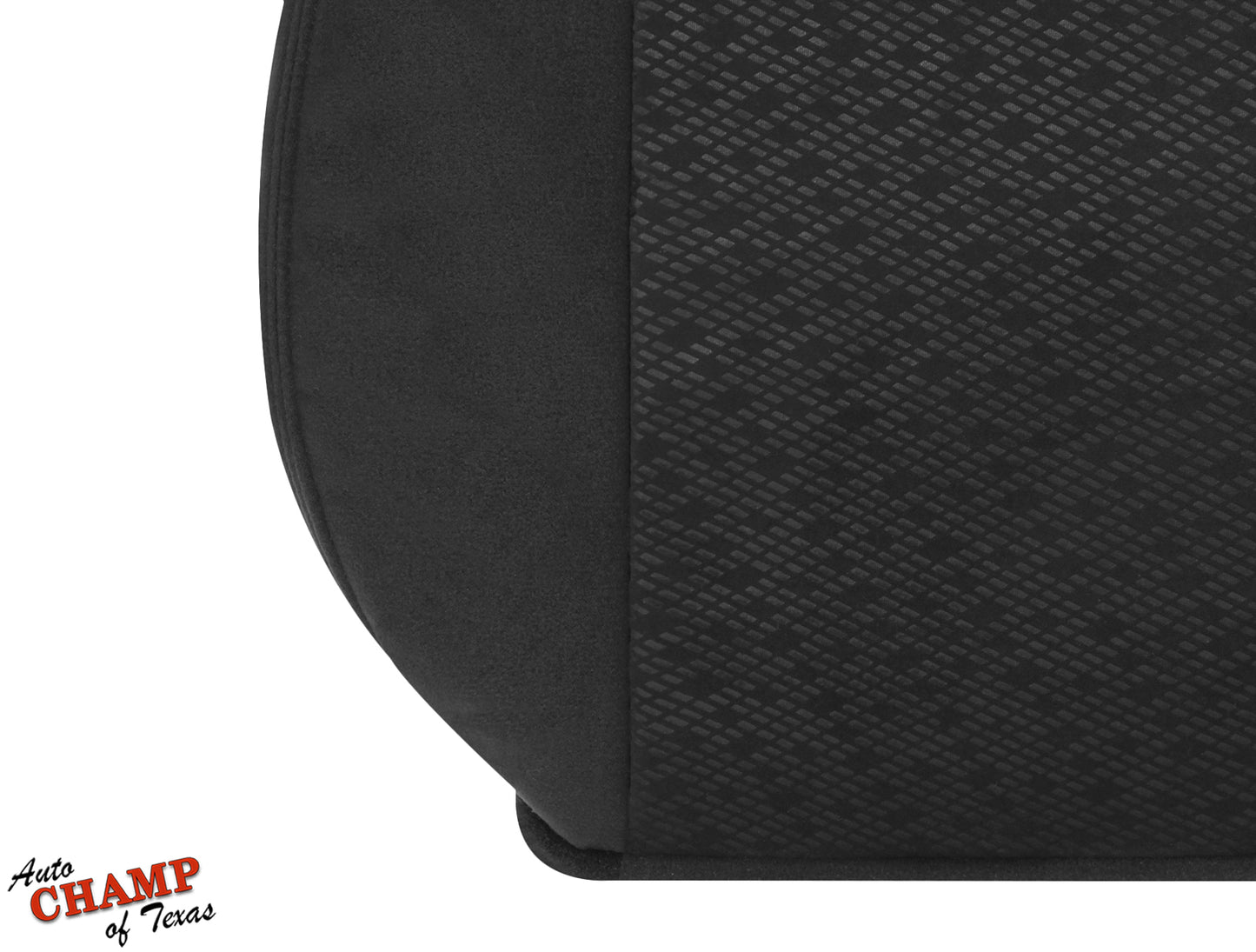 2007 2009 gmc sierra driver seat black cloth closeup detail
