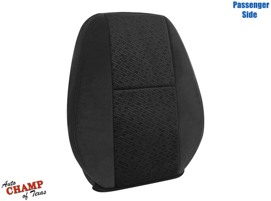 2007 2009 gmc sierra passenger lean back seat cover black cloth 19d