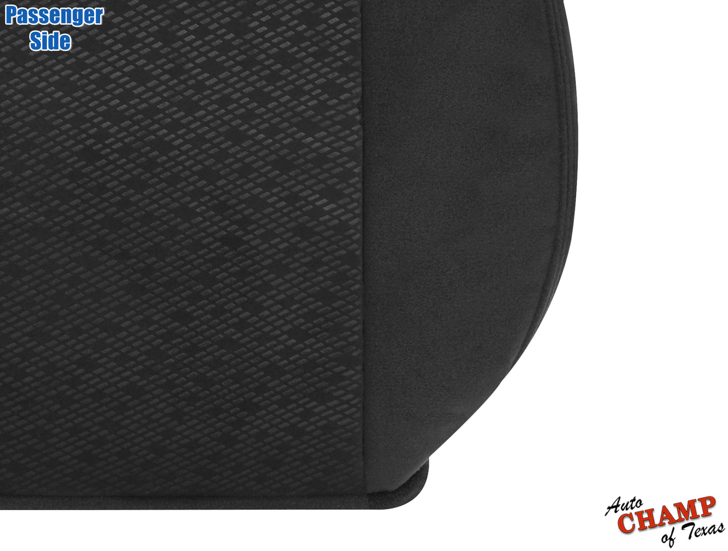 2007 2009 gmc sierra seat cover black cloth passenger side