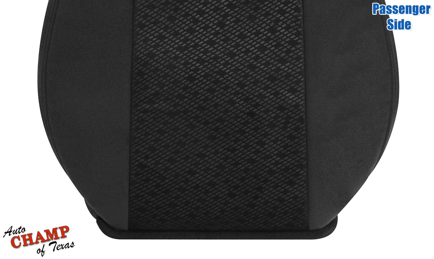2007 2009 gmc sierra black cloth passenger seat cover 19d oem replacement