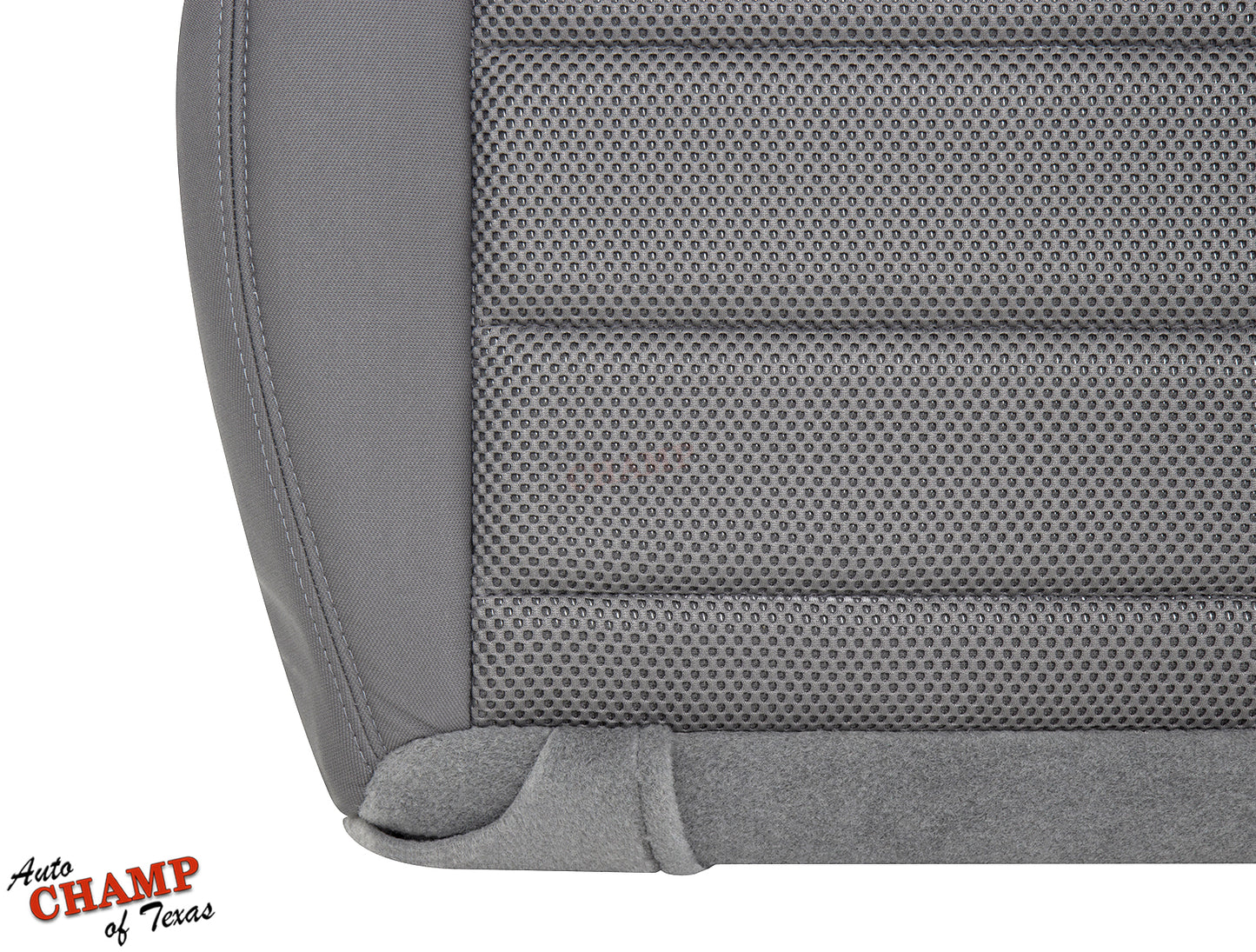 driver side seat bottom 2008 jeep wrangler cloth gray