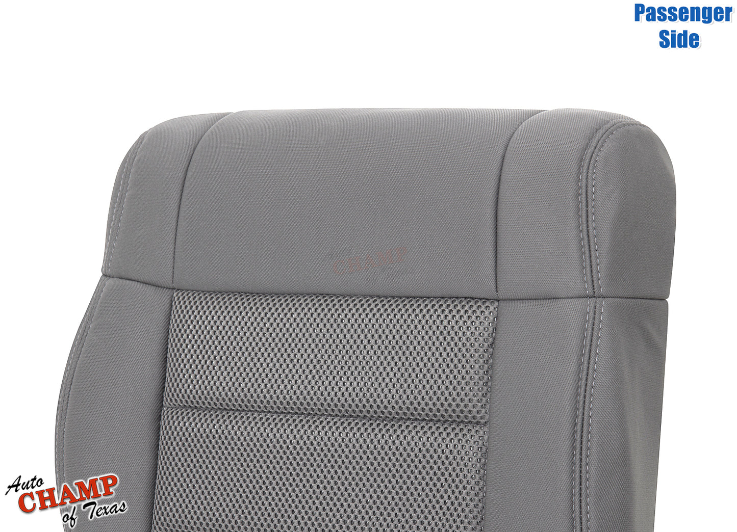 jeep wrangler passenger bottom seat cloth gray 2008 2010