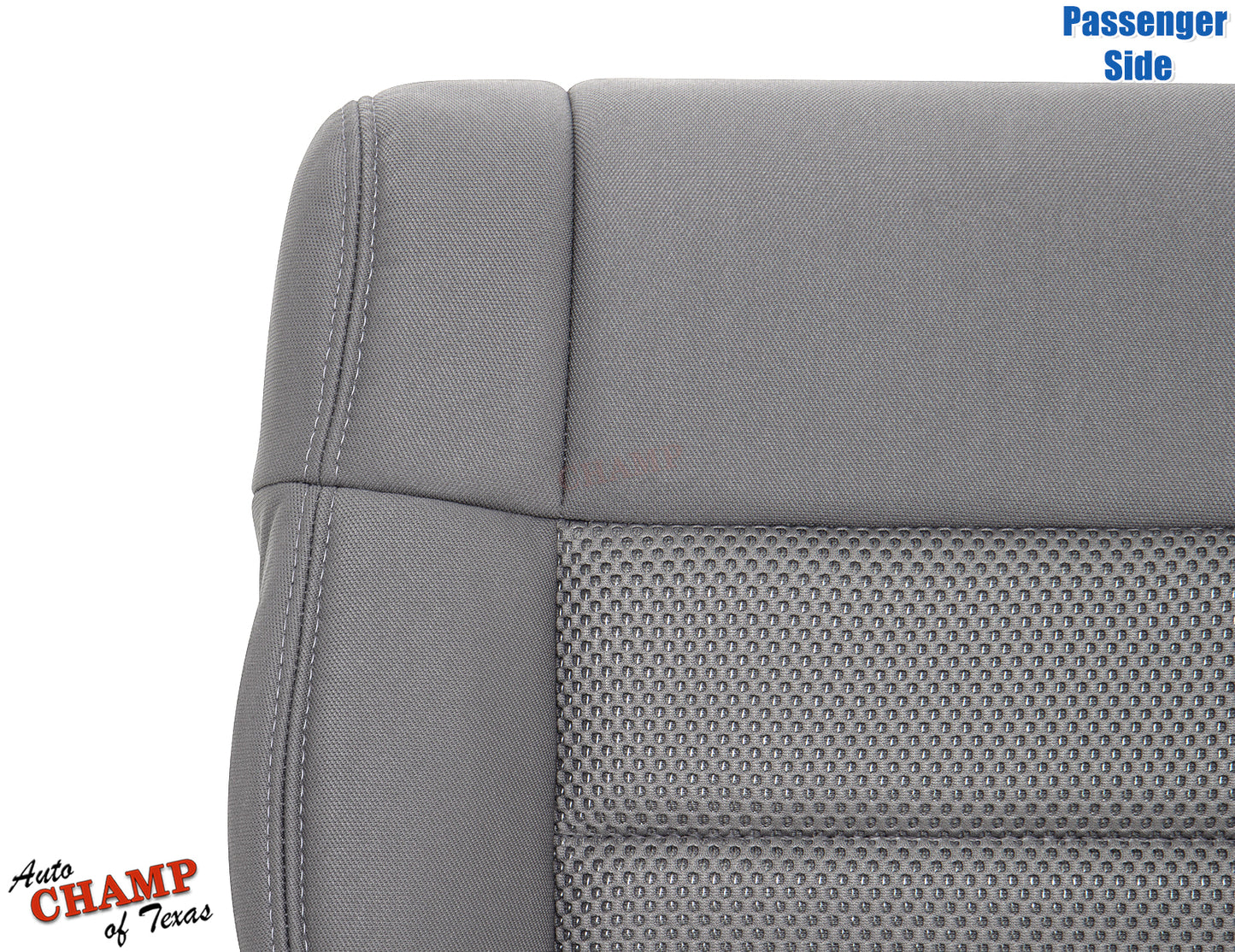 jeep wrangler rubicon cloth seat passenger base gray