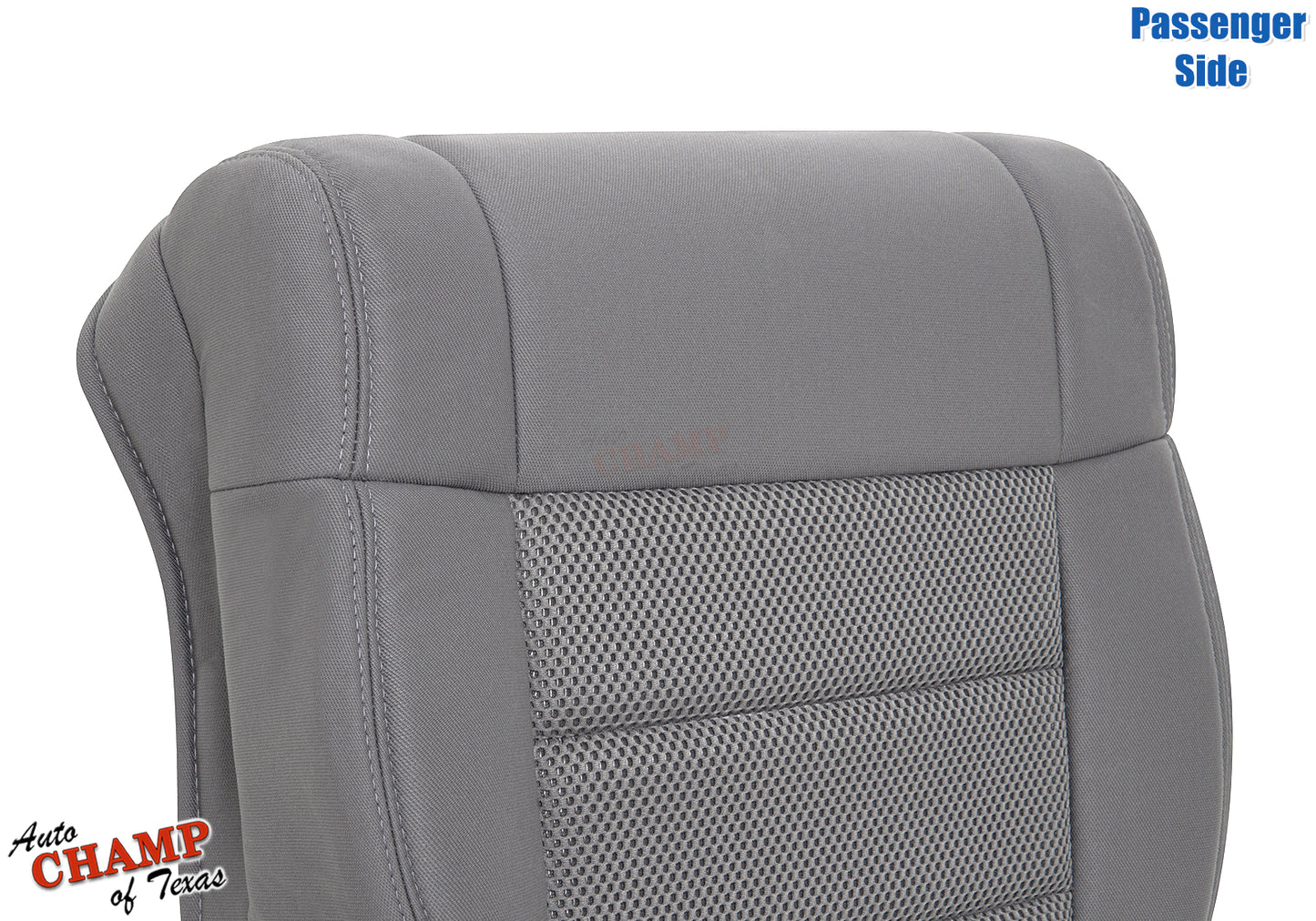 passenger side seat cover jeep wrangler 2008 2010 gray
