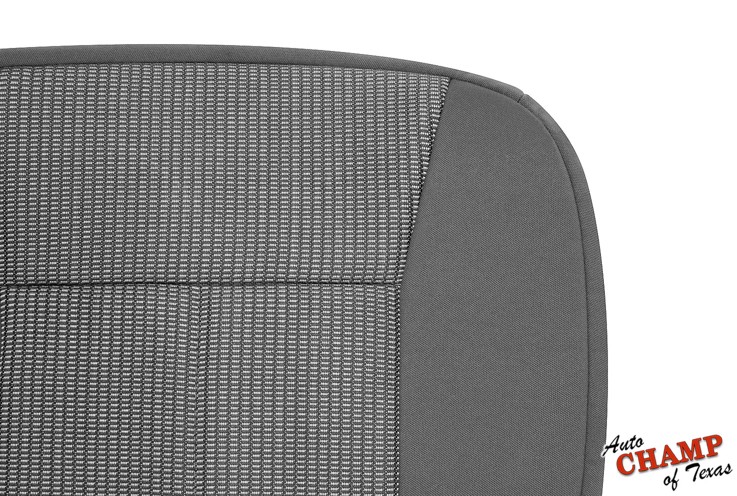 stitching pattern gray cloth dodge dakota seat cover