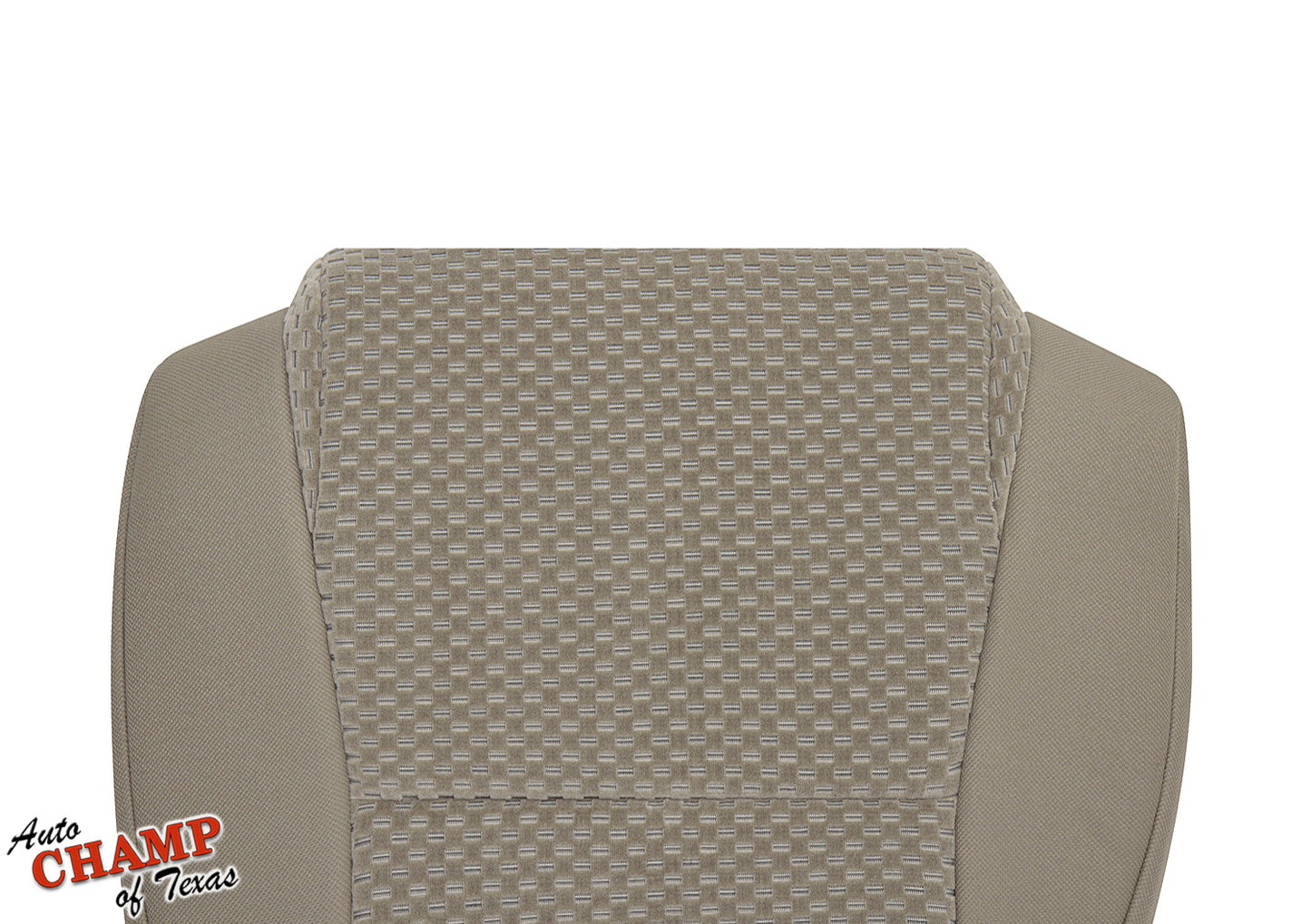 2007 2013 toyota tundra bottom cloth seat cover tan installed view