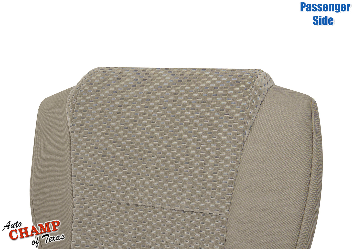 2007 2013 toyota tundra seat cover bottom cloth tan top view