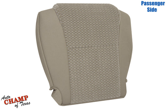 2007 2013 toyota tundra bottom cloth seat cover tan side view