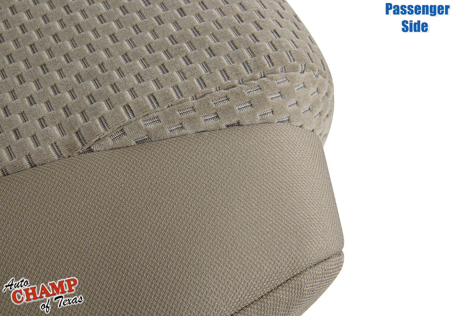 2007 2013 toyota tundra bottom cloth seat cover tan angled edge