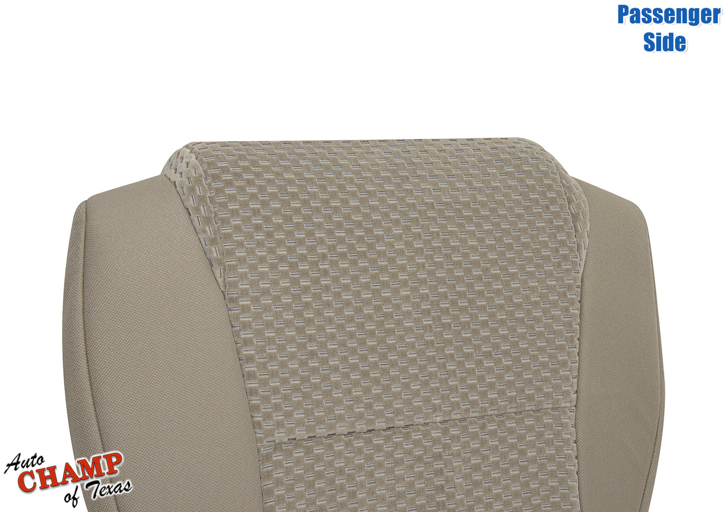 2007 2013 toyota tundra cloth seat cover tan rear view
