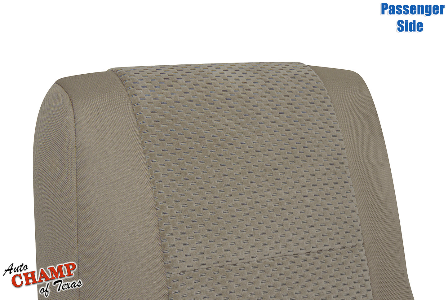 oem tundra tan cloth seat cover lean back