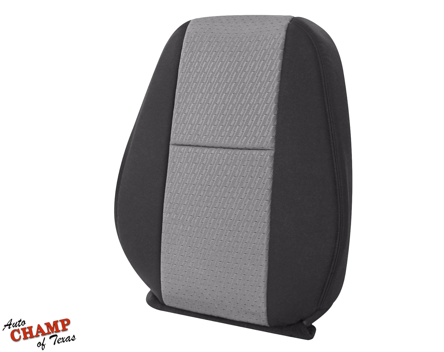 chevy silverado 2007 2014 black gray cloth lean back seat cover driver