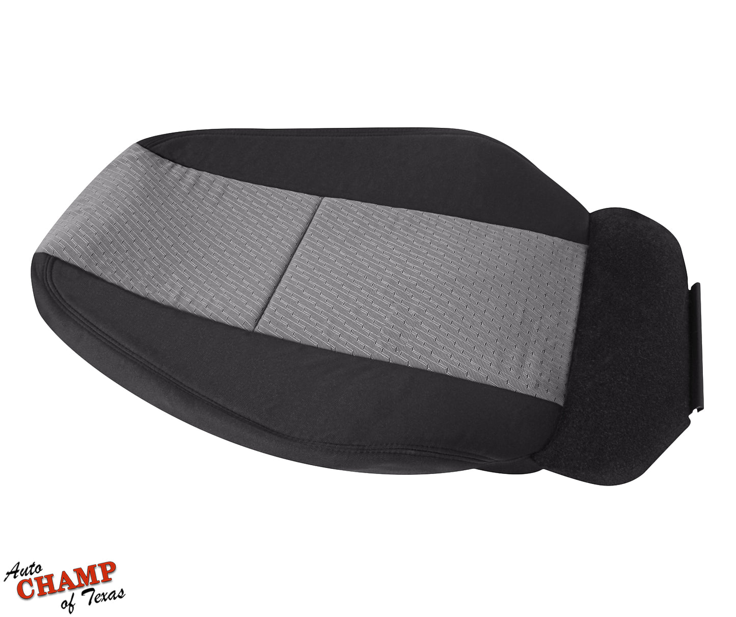 chevy silverado seat cover 2007 2014 driver lean back black gray cloth