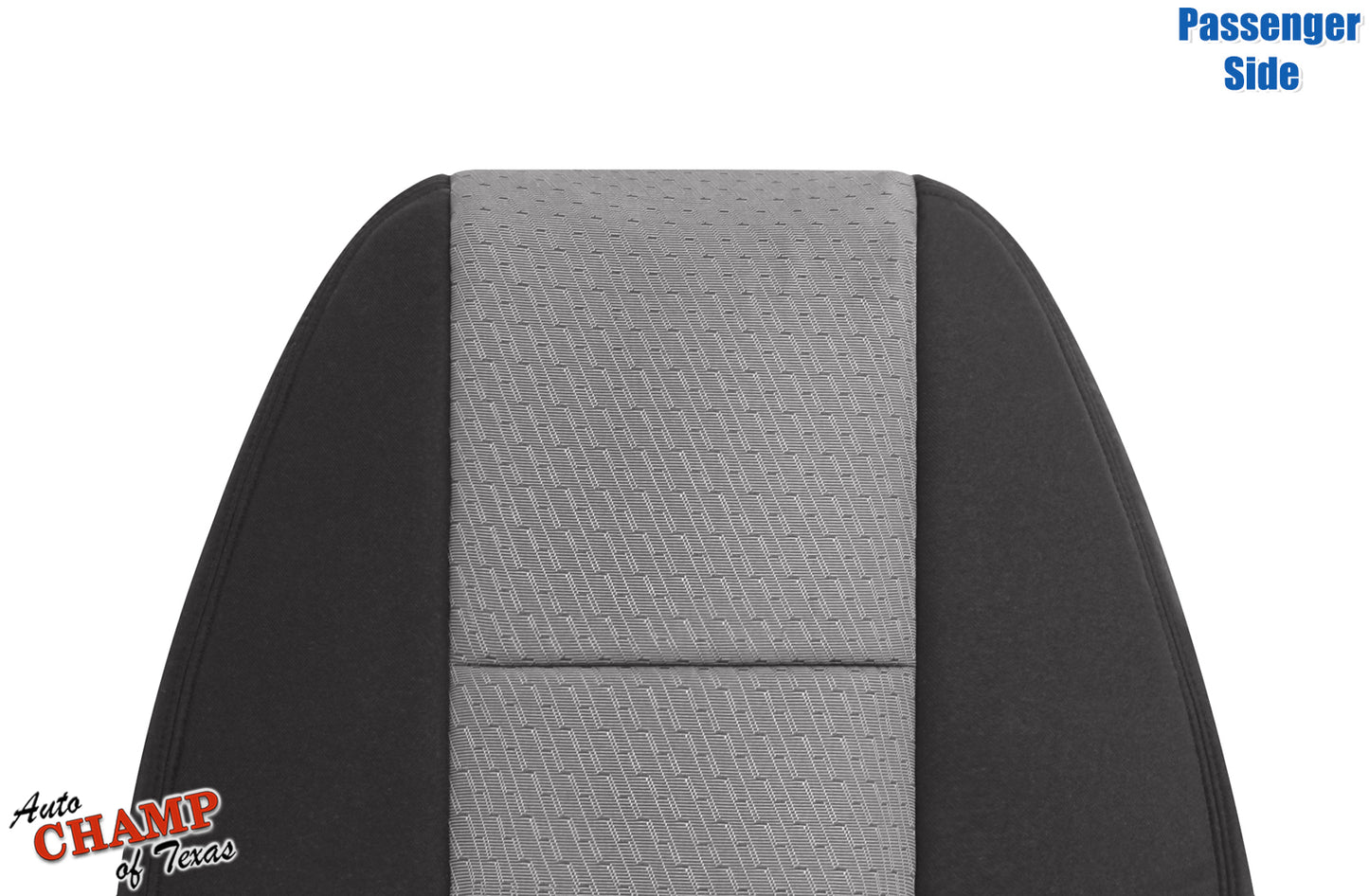 2007 2014 gmc sierra passenger seat back cover black gray cloth