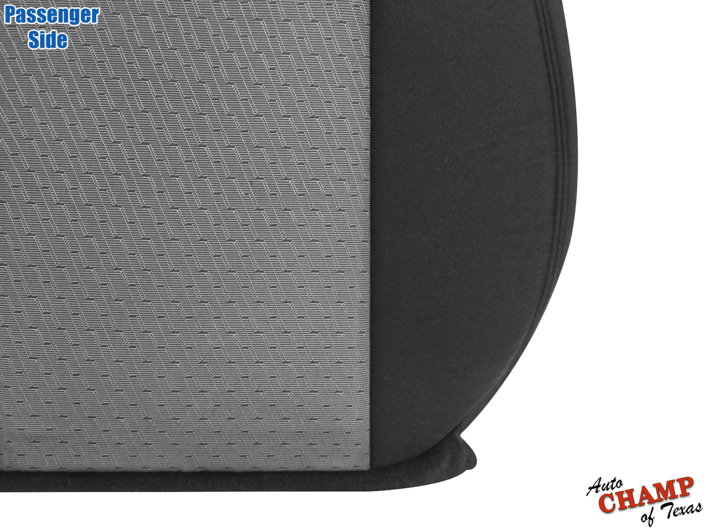 2007 2014 gmc sierra passenger lean back cloth closeup black titanium